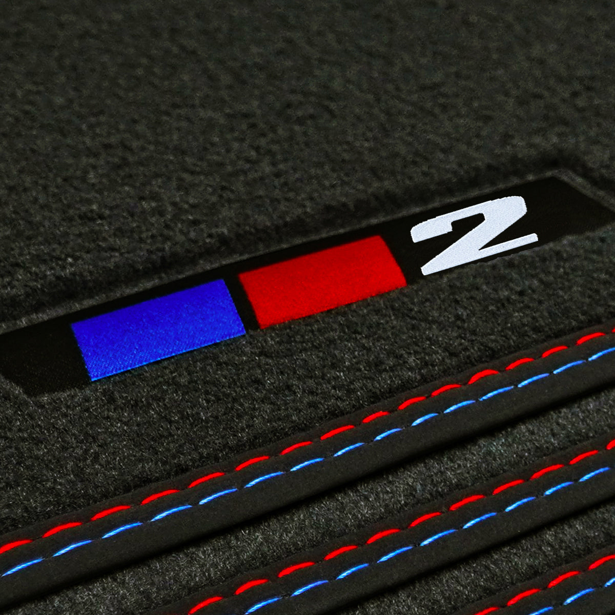BMW 2-Series Coupé Velour Floor Mats 2021-2026 – G42, G87 – 2 Logo