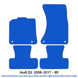 Fußmatten für Audi Q5 8R 2008–2017 – Velours Beige – Produktansicht 2
