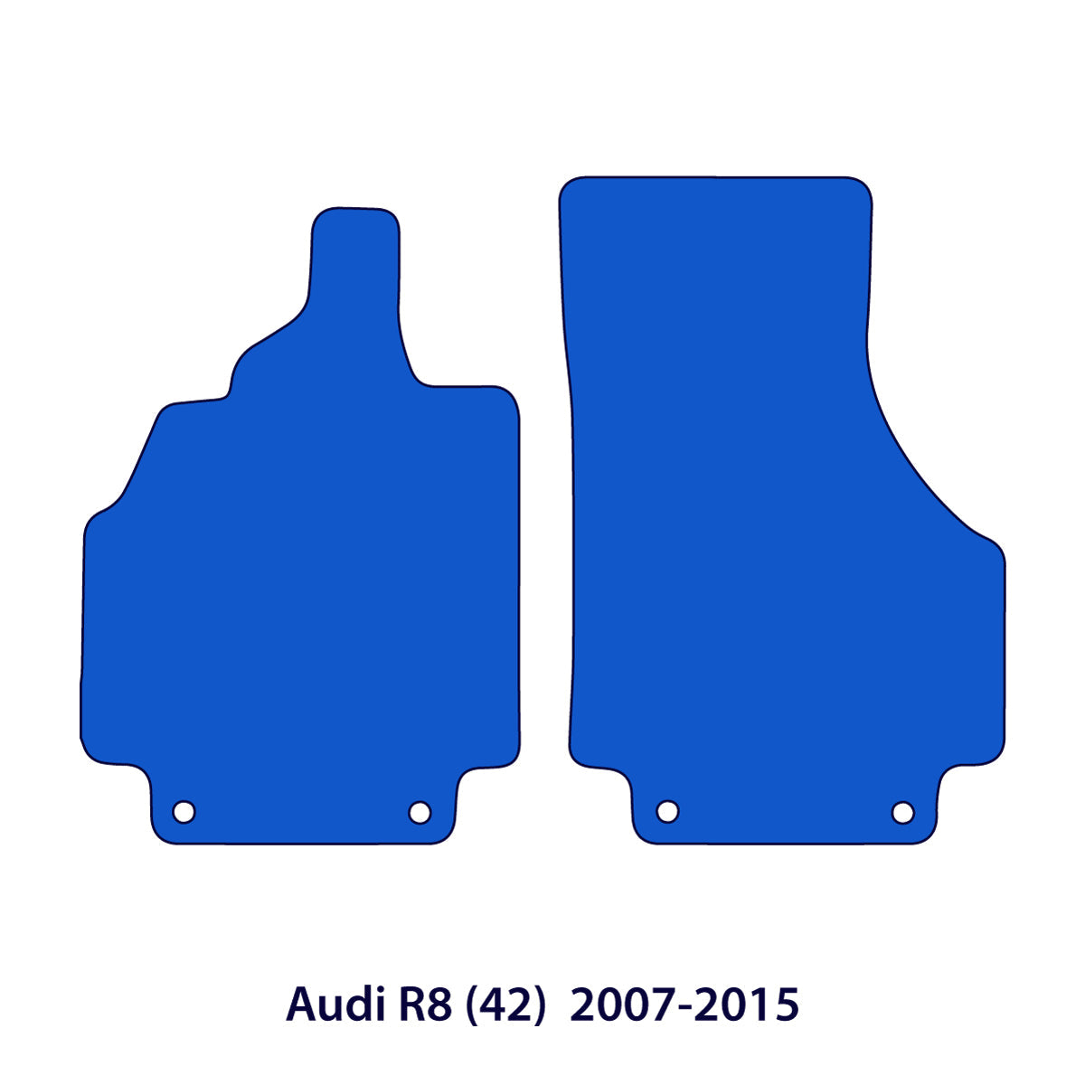 Audi R8 Velours Fußmatten 2006-2015 – 42 – Beige