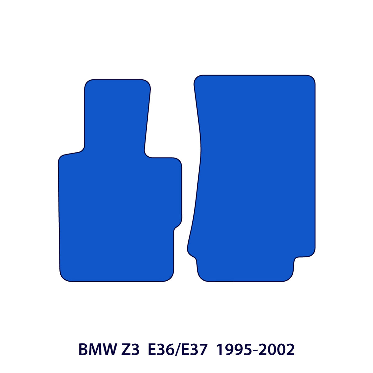 BMW Z3 Velours Fußmatten 1995–2002 – E36/E37 – Beige