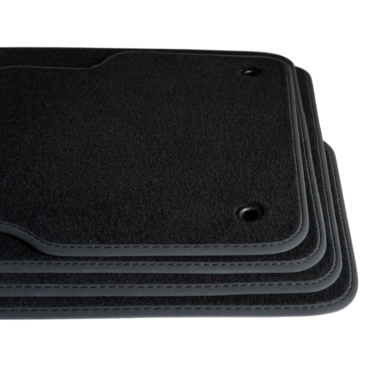Chrysler 300 Velour Floor Mats - 2011-2026 - II Gen - Black