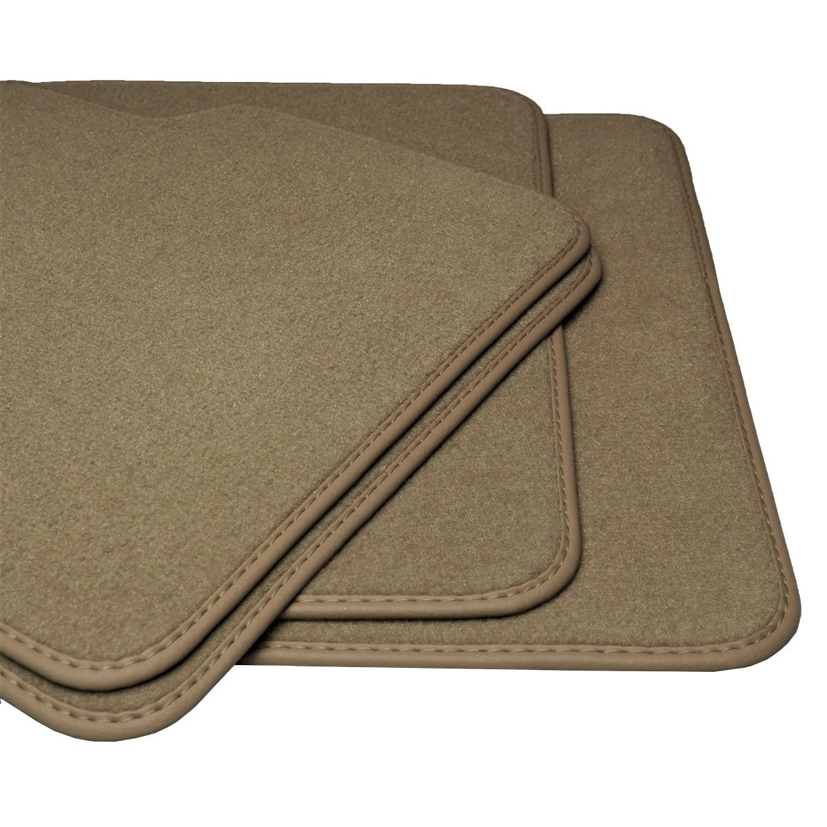 Dacia Logan Velour Floor Mats - 2013-2020 - II Gen - Beige