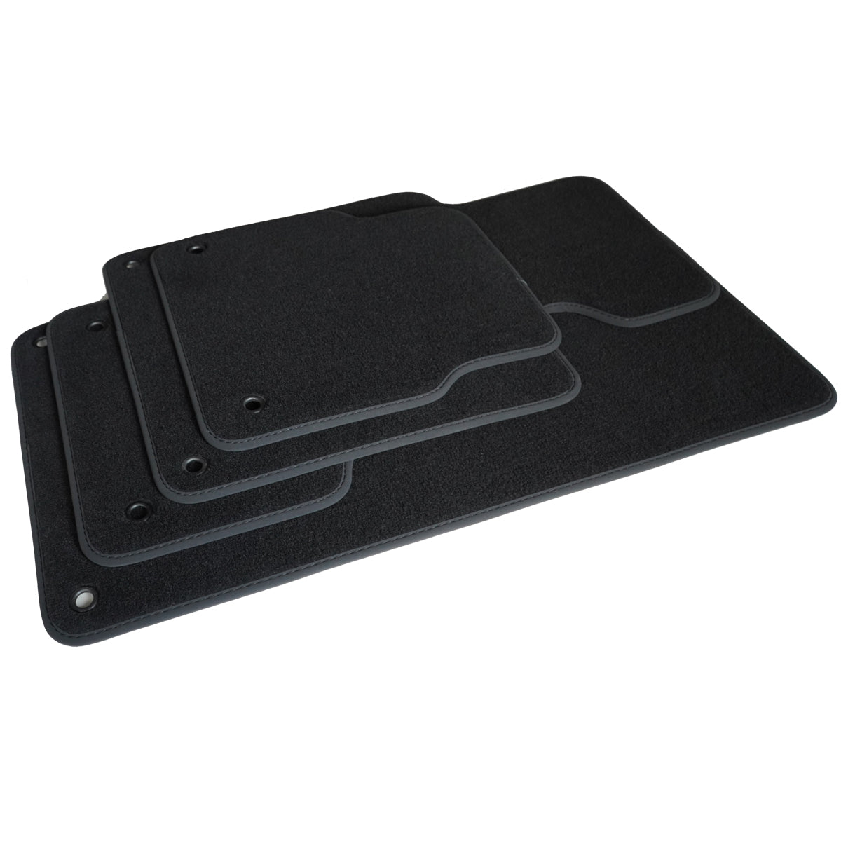 Dodge Challenger 4x4 Velour Floor Mats - 2008-2026 - Black
