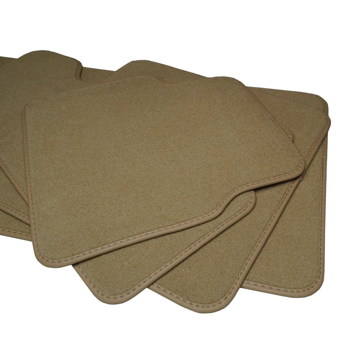 Ferrari F12berlinetta & F12tdf Velours Fußmatten 2012-2017 – Ohne Feuerlöscher – Beige