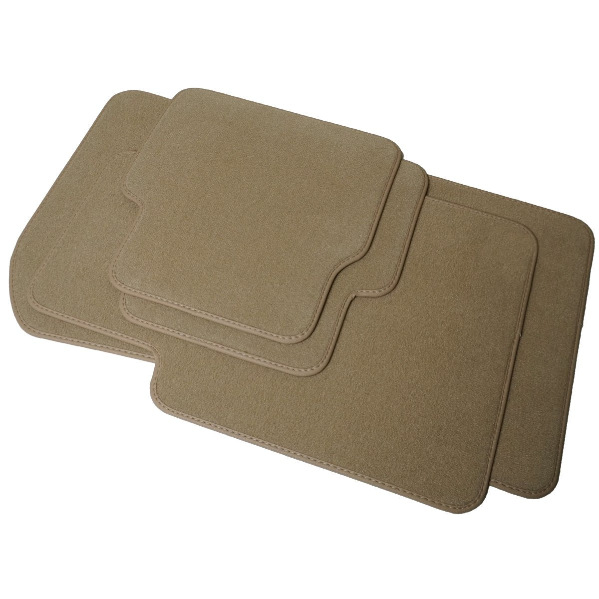 Fiat 124 Spider Velours-Fußmatten 2016–2020 – Beige
