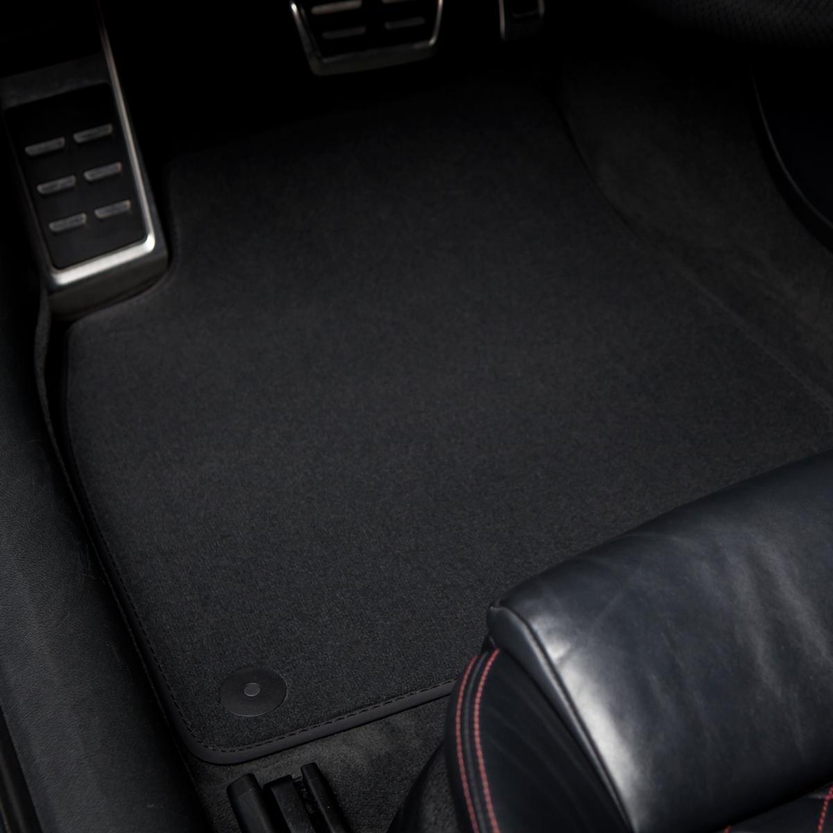Ford Fiesta Velours Fußmatten - 7. Generation - 2017-2023 - Schwarz