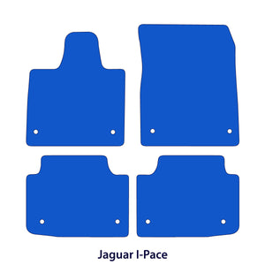 Jaguar I-Pace X590 Velour Floor Mats 2018–2024 – Electric – Black Exclusive – image 2