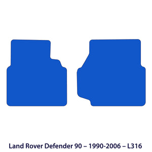 Land Rover Defender 90 L316 Velour Floor Mats 1990–2006 – Black – image 2