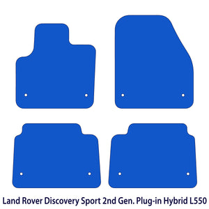 Land Rover Discovery Sport L550 Velour Floor Mats 2020–2023 – PHEV – Black Exclusive – image 2