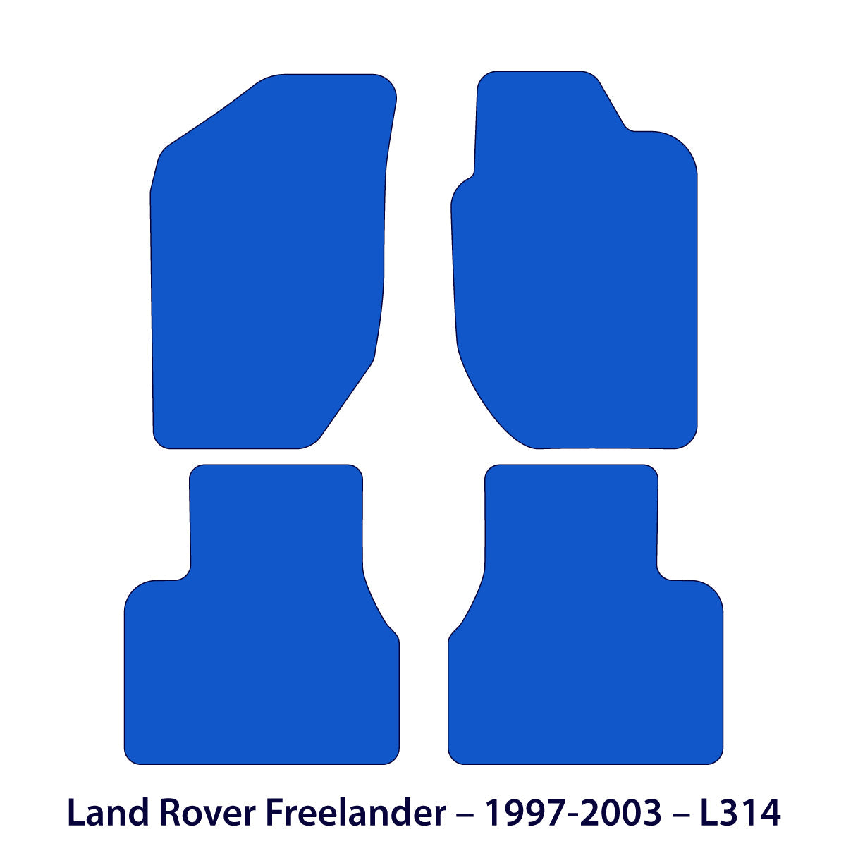 Land Rover Freelander I L314 Velour Floor Mats 1998–2003 – Pre-Facelift – Beige – image 2