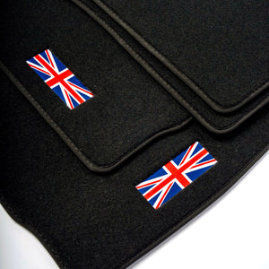 MINI Hatch R50/R53 Velour Floor Mats 2001–2006 – Flag Logo – image 7