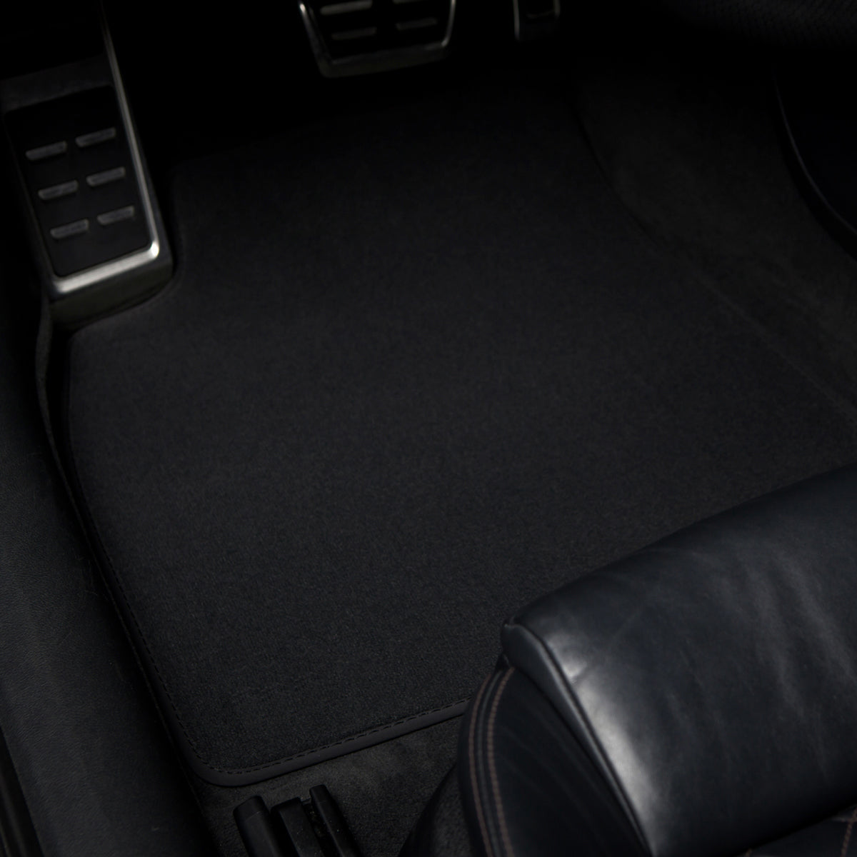 Mercedes S-Klasse kurzer Velours Fußmattensatz 1991-1998 – W140 – Schwarz