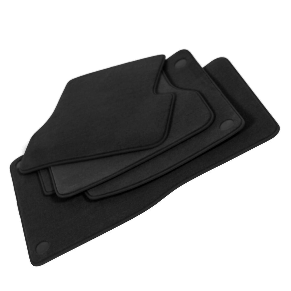Nissan Note Velours-Fußmatten – 1. Gen. – 2006–2013 – Schwarz