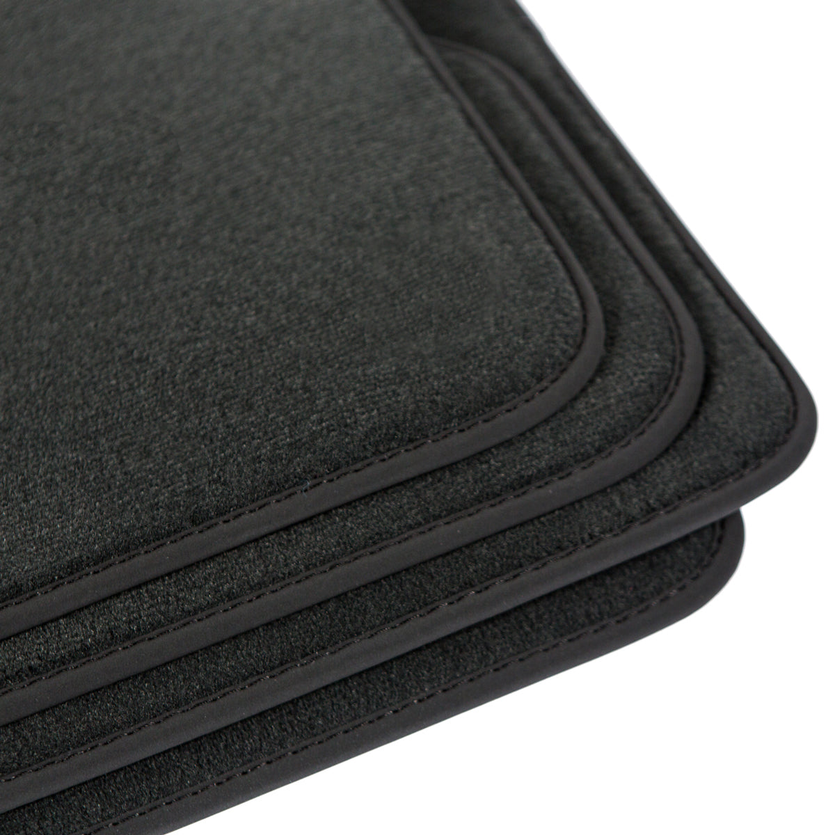 Porsche Cayman Velours Fußmatten 2005-2013 ohne Bose System – 987 – Schwarz