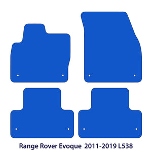 Range Rover Evoque L538 Velour Floor Mats 2011–2018 – Black – product view 2