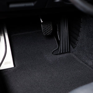 Saab 900 Classic C900 Velour Floor Mats 1987–1993 – After Facelift – Black – image 4