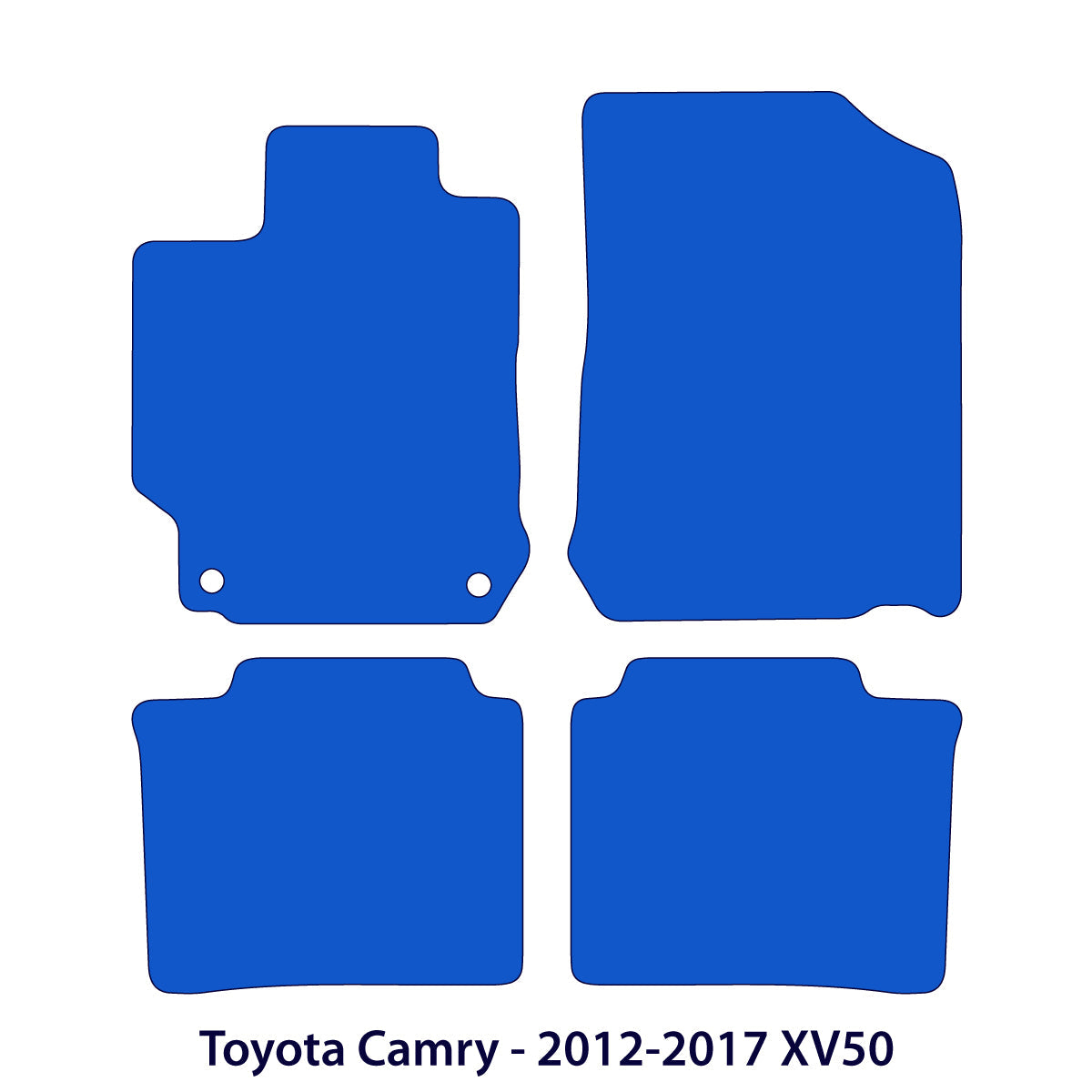 Toyota Camry Fußmatten - 2012-2017 - XV50 - Schwarz