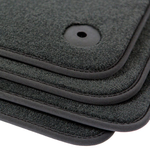 Fußmatten für Audi A6 / S6 C6 2004–2011 – Velours Schwarz