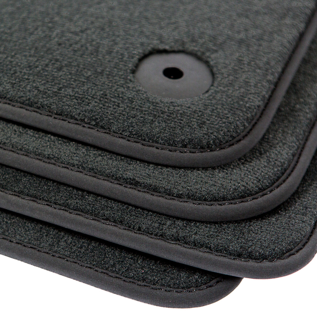 Audi A8/S8 Langversion Velours-Fußmatten 2017-2026 – D5 – Schwarz