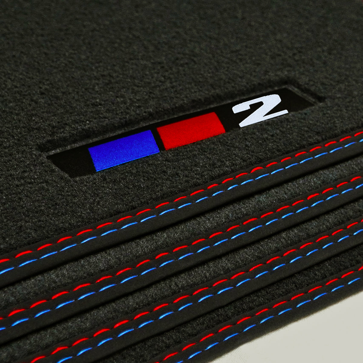BMW 2-Series Coupe Velour Floor Mats 2013-2021 – F22, F87 – 2 Logo