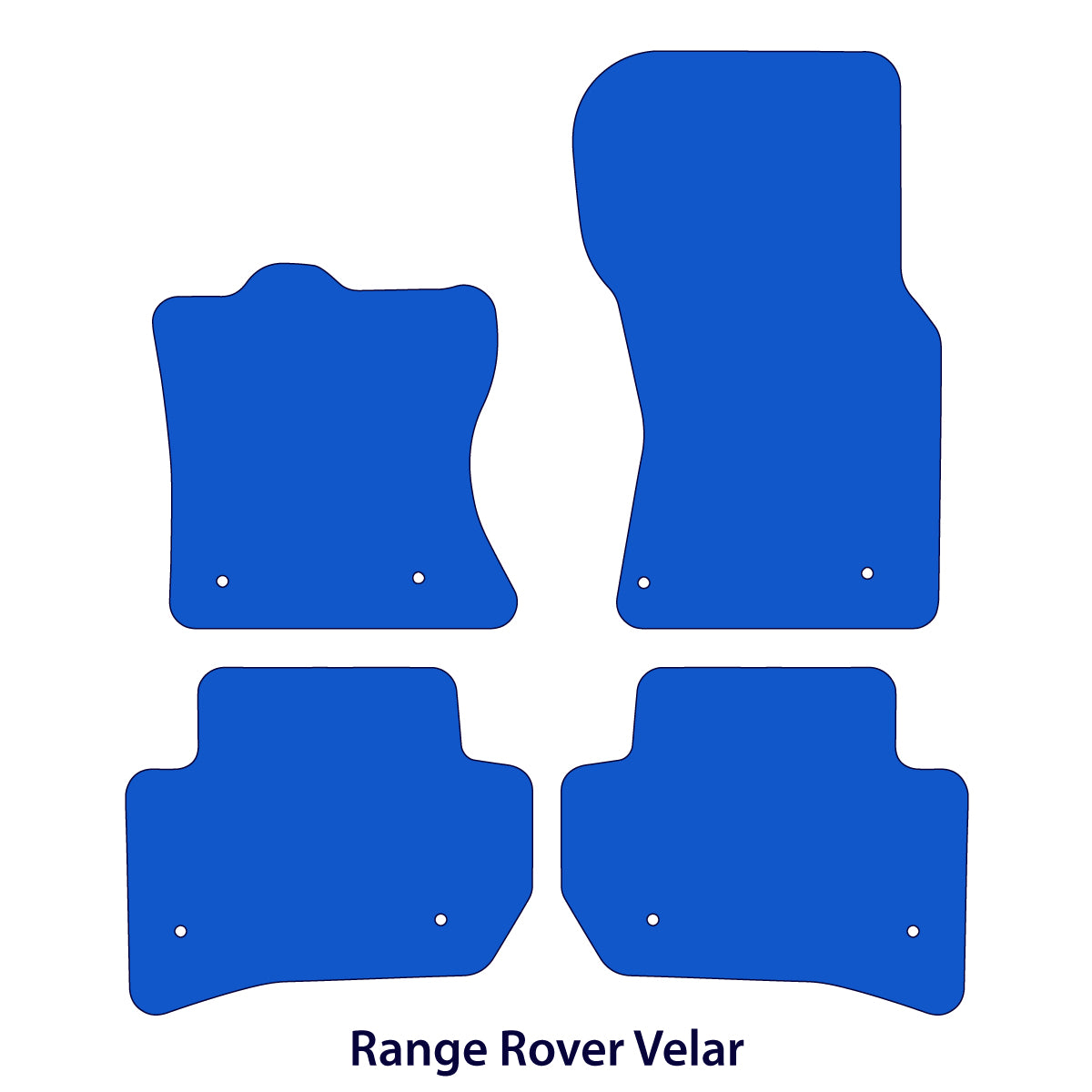 Range Rover Velar Velour Floor Mats – Beige