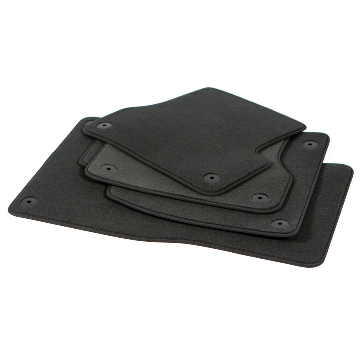 Audi A3 &amp; S3 Velourss-Fußmatten 2003-2013 – 8P &amp; 8PA – Schwarz