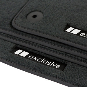 Fußmatten für Audi A5 / S5 Cabrio F57 2017–2024 – Velours Black Exclusive