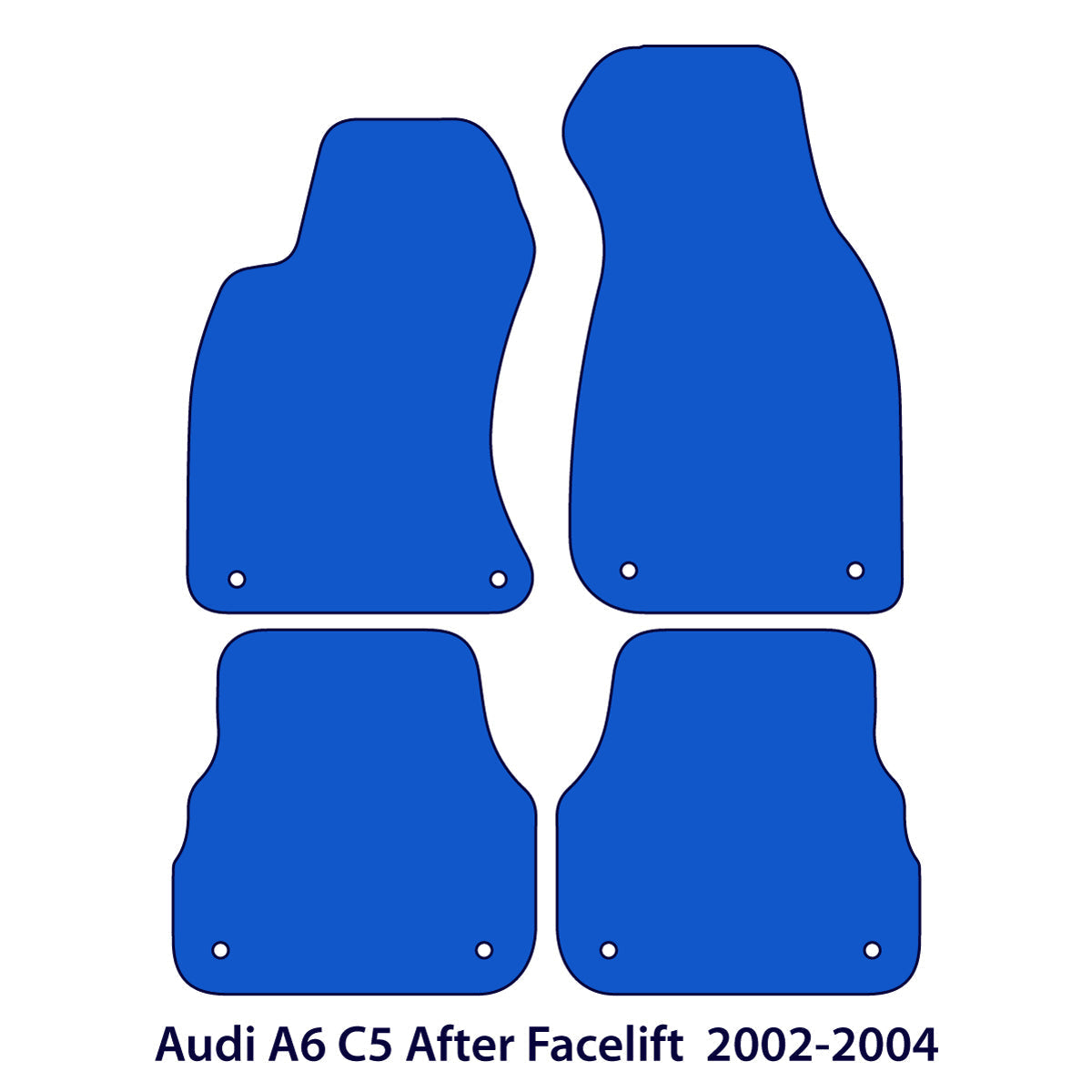 Dywaniki welurowe do Audi A6 C5 – A6 1997–2005 / Allroad 2000–2005 – Beżowe