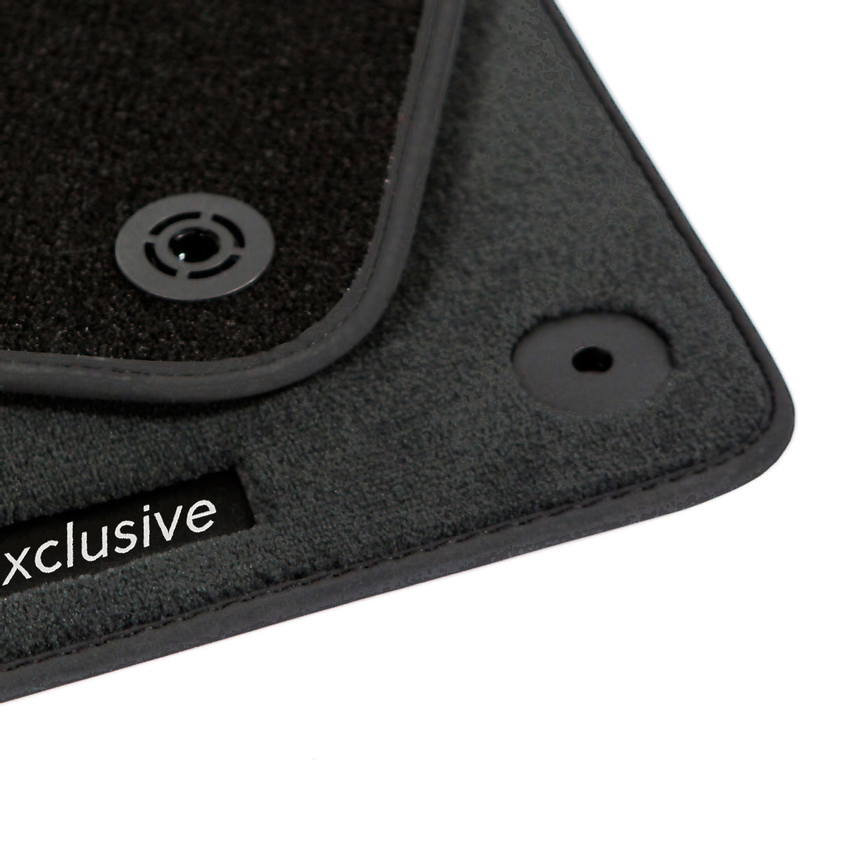 Audi Q3 F3 Velour Floor Mats 2018–2025 – Black Exclusive – product view 5