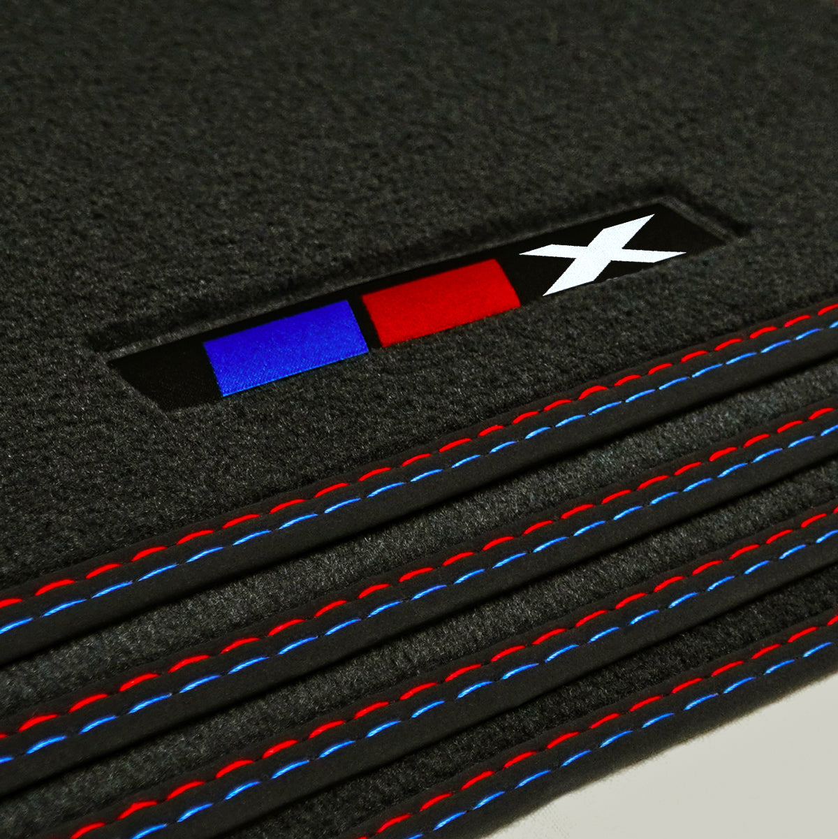 BMW X7 Velours Fußmatten 2019-2026 – G07 – X Logo