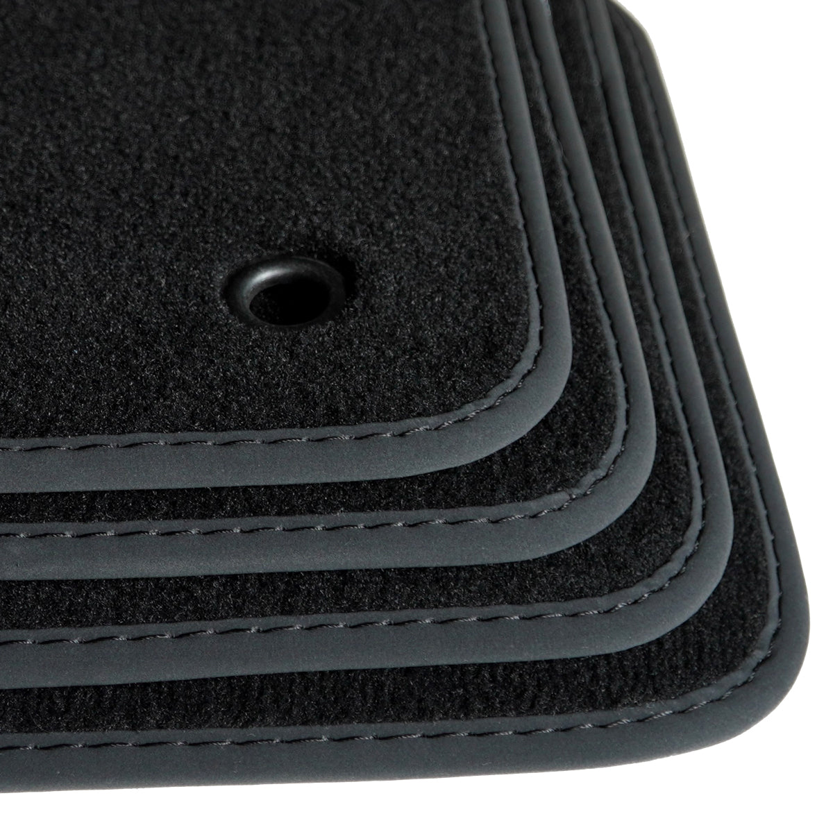 Dodge Challenger 2x4 Velour Floor Mats - 2008-2026 - Black