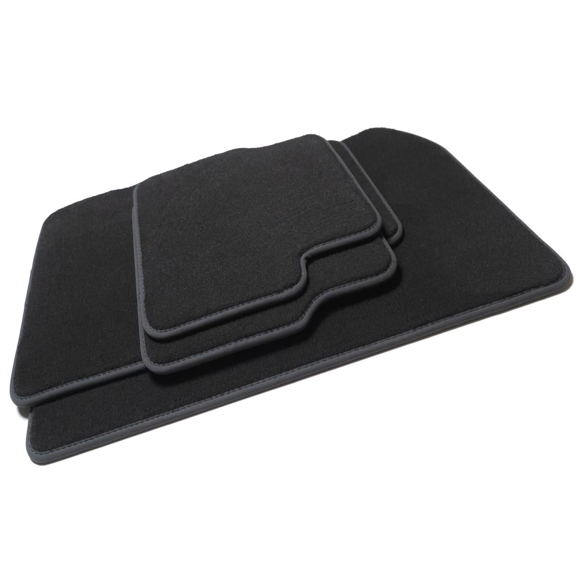 Hyundai i20 Velours Fußmatten - 1. Generation - Vor Facelift 2008-2012 – Schwarz