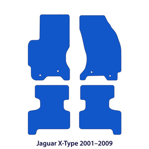 Jaguar X-Type X400 Velour Floor Mats 2001–2009 – Black Exclusive – image 2