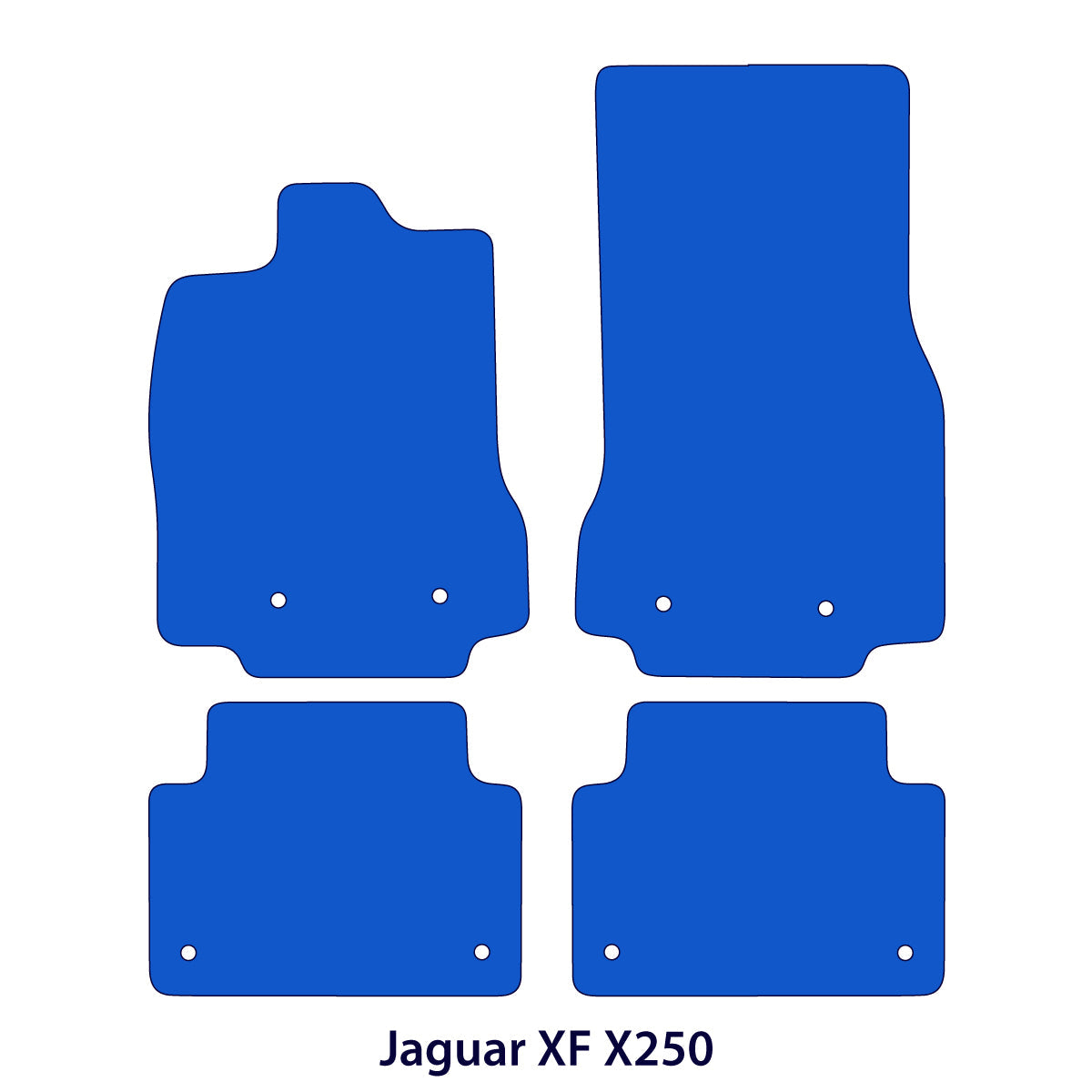 Dywaniki welurowe do Jaguar XF Sedan i Kombi 2008-2015 – X250 – Beżowe