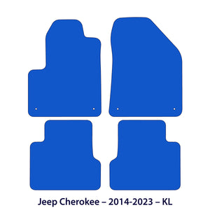 Jeep Cherokee KL Velour Floor Mats 2014–2023 – Black Exclusive – image 2