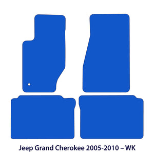 Jeep Grand Cherokee WK/WH Velour Floor Mats 2005–2010 – Black Exclusive – image 2