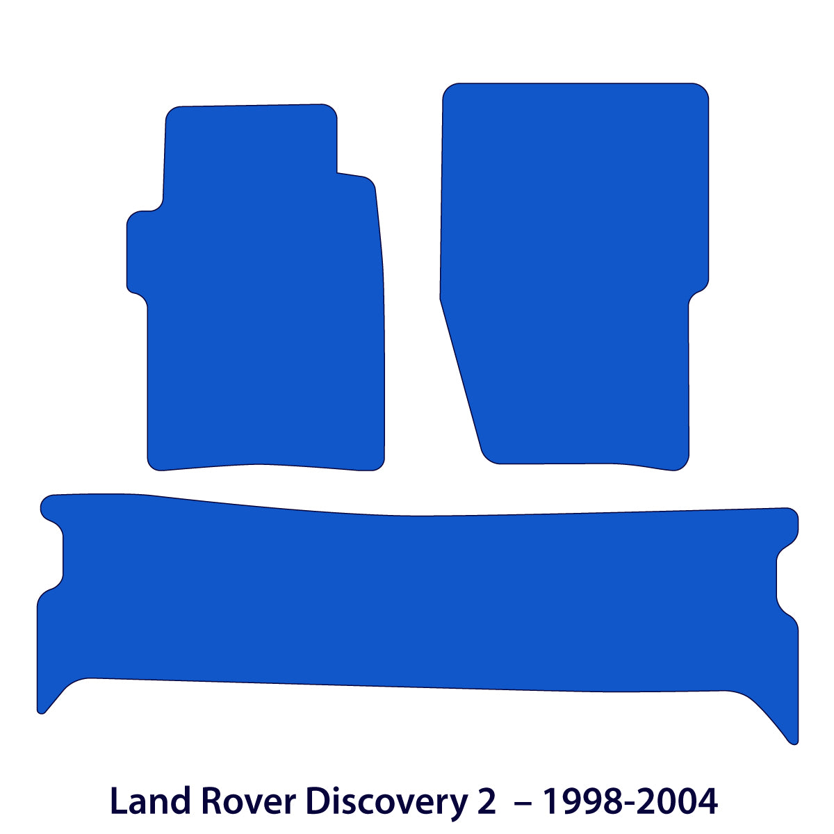 Land Rover Discovery II Discovery II Velour Floor Mats 1998–2004 – Black – image 2