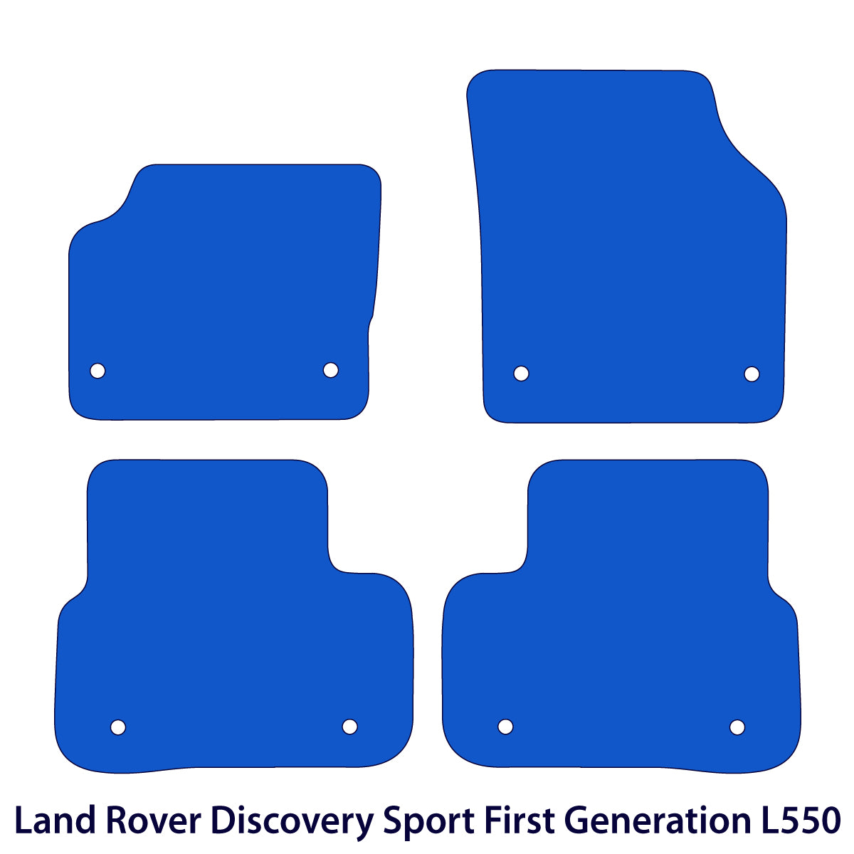 Land Rover Discovery Sport L550 Velour Floor Mats 2014–2019 – Pre-Facelift – Beige – image 2