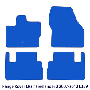 Land Rover Freelander 2 L359 Velour Floor Mats 2006–2012 – Black Exclusive – image 2