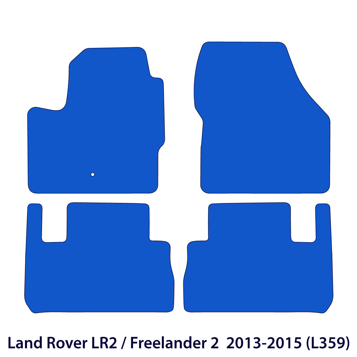 Land Rover Freelander 2 L359 Velour Floor Mats 2013–2014 – Late Model – Beige – image 2