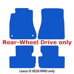 Lexus IS XE30 RWD Velour Floor Mats 2013–2020 – Beige – product view 2