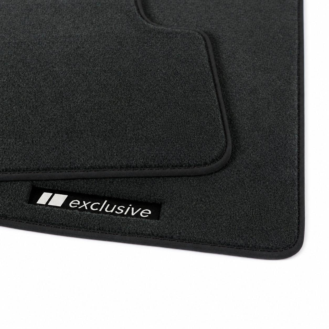 Mercedes SL Velours Fußmatten 2001-2011 – R230 – Exklusiv Schwarz