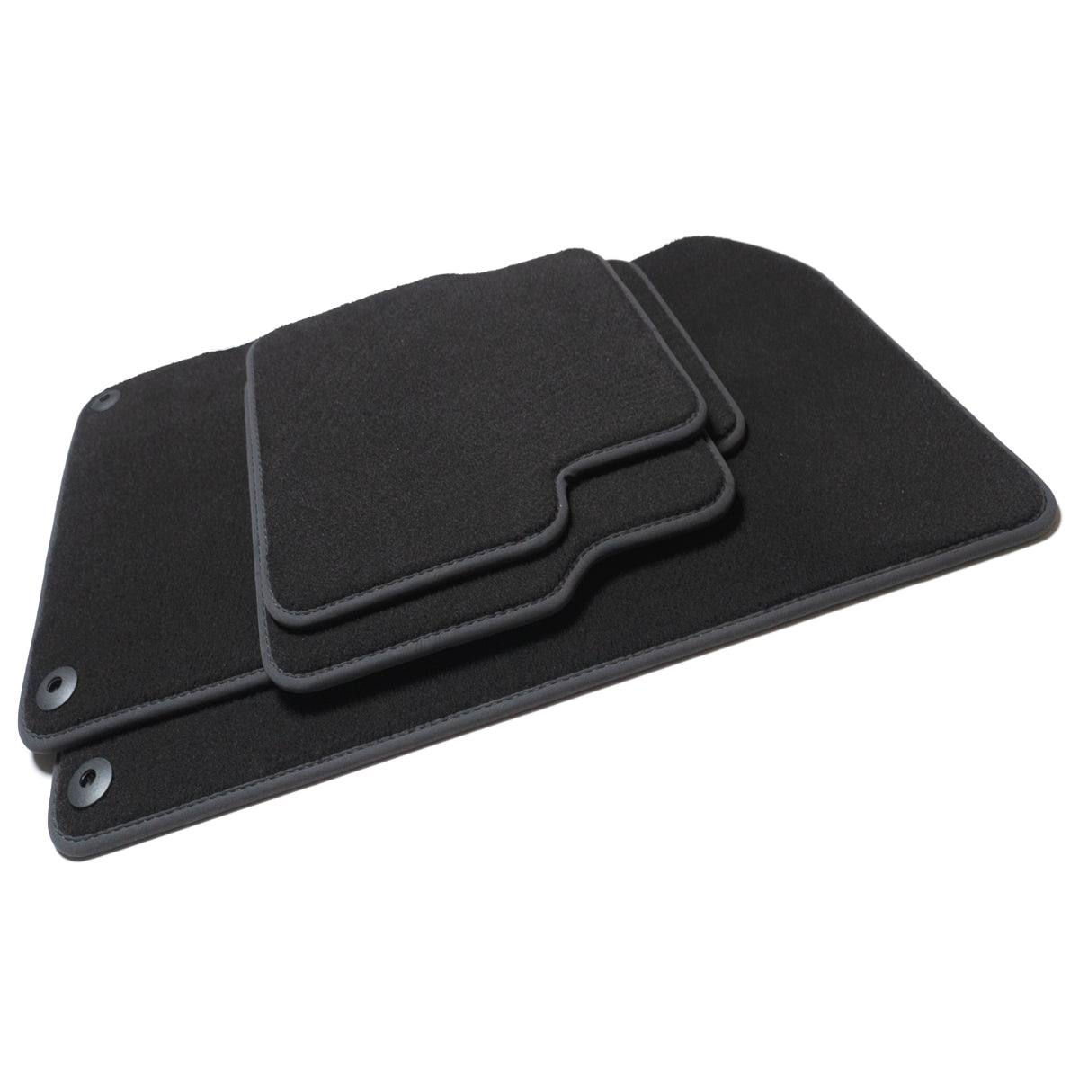Mitsubishi Colt 3türig Velours Fußmatten - 6. Gen. - 2004-2008 - Schwarz