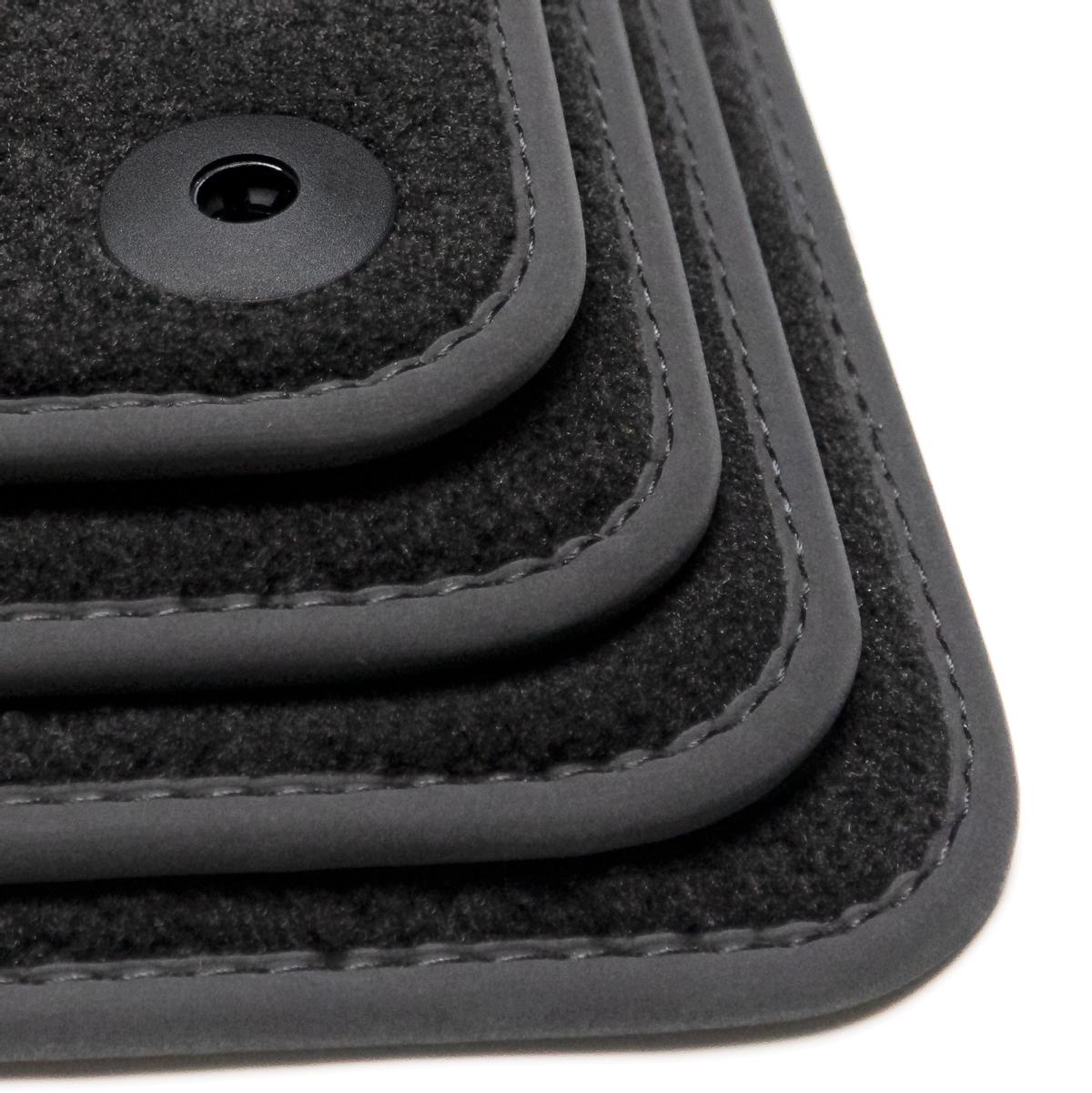Peugeot 206 Velours Fußmatten - CC - 2000-2007 – Schwarz