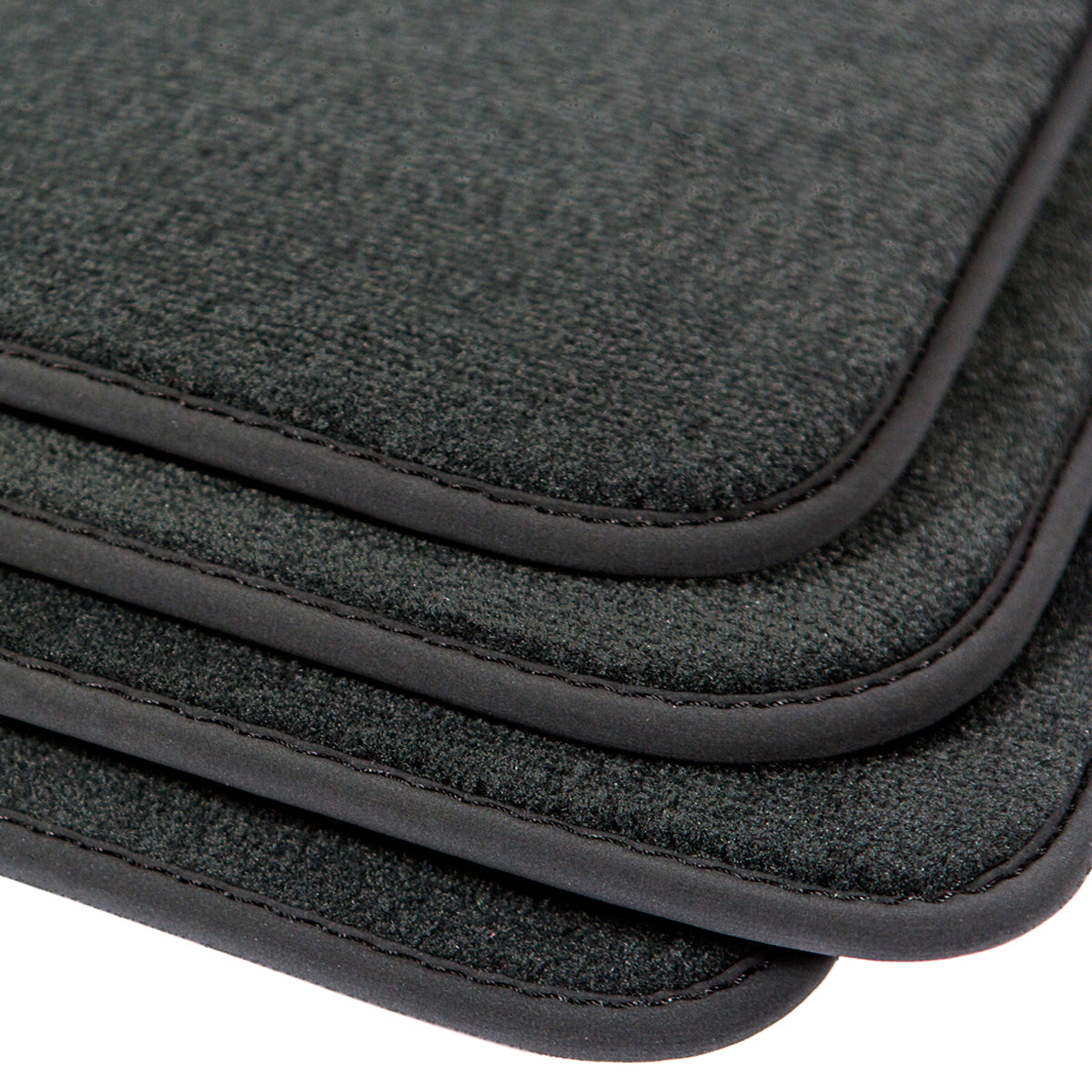 Dywaniki welurowe do Porsche Cayman 2005-2013 bez systemu Bose – 987 – Czarne