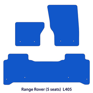 Range Rover L405 5-Seat Velour Floor Mats 2012–2021 – Black Exclusive – product view 2