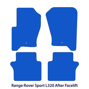 Range Rover Sport L320 Facelift Velour Floor Mats 2010–2013 – Black – product view 2
