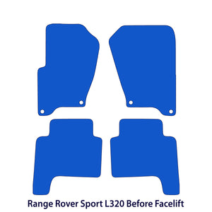 Range Rover Sport L320 Pre-Facelift Velour Floor Mats 2005–2009 – Black Exclusive – product view 2