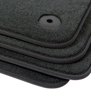 Saab 9-3 YS3F Velour Floor Mats 2008–2012 – Sedan & SportCombi – Black – image 1