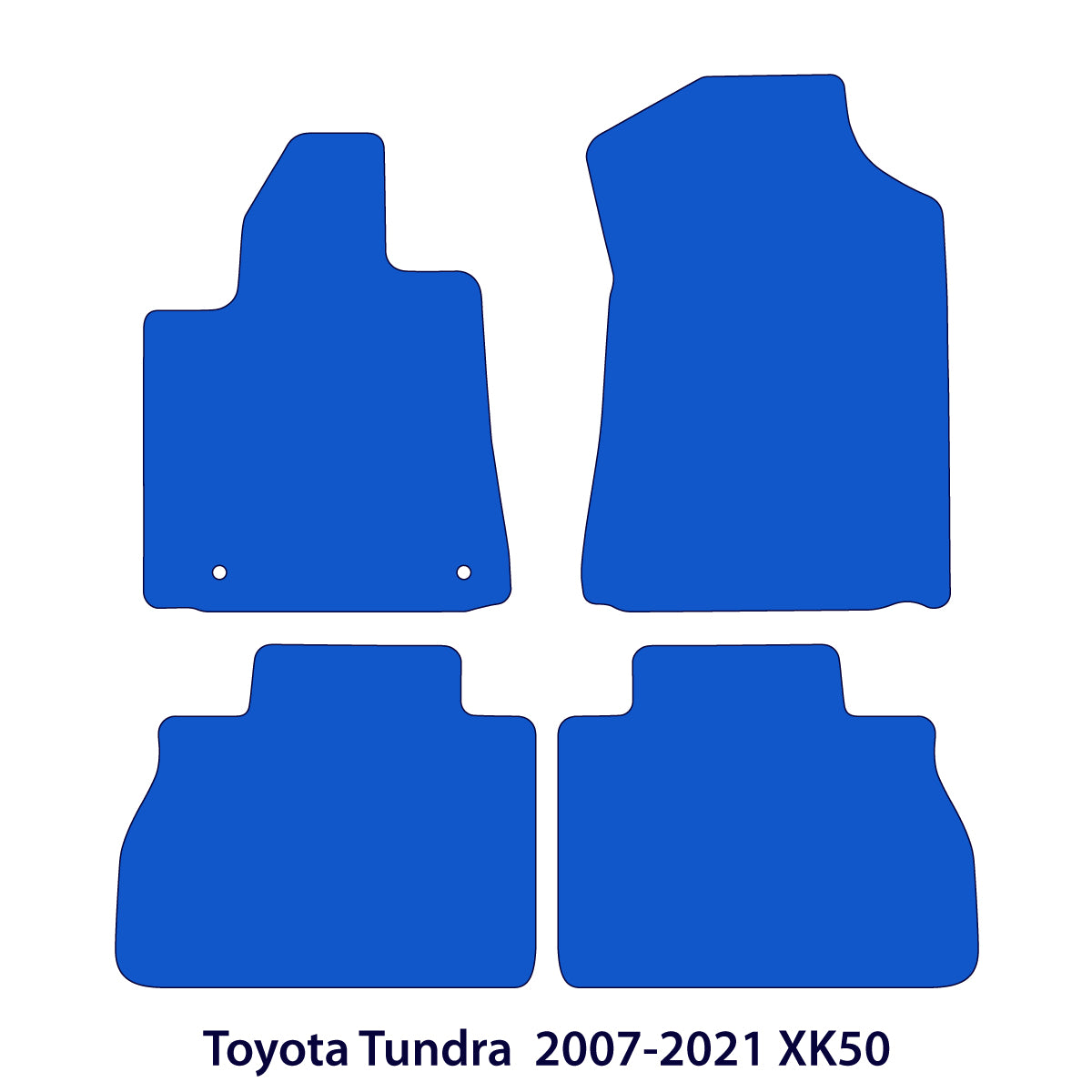 Toyota Tundra Fußmatten - 2007-2021 XK50 - Schwarz